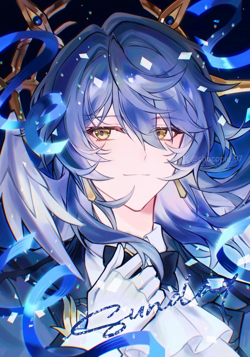 sunday (honkai and 1 more) drawn by chocopie_97