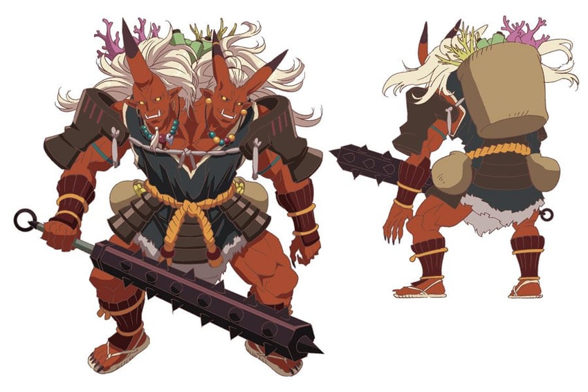 two-headed giant oni (grimms notes and 1 more) drawn by kawashima_hisashi