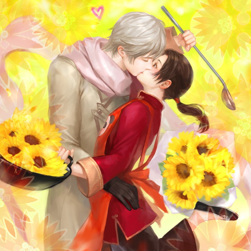 russia and china (axis powers hetalia) drawn by lotus_(elico)