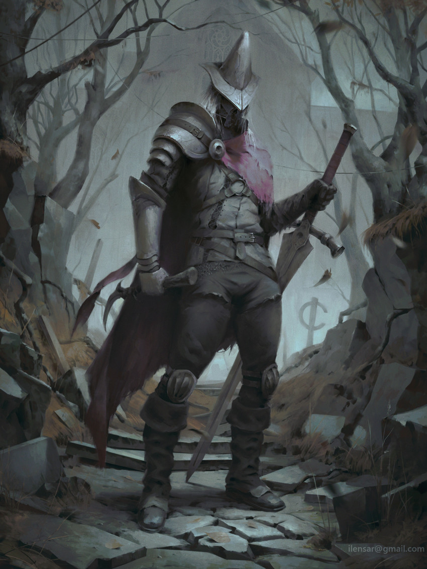 abyss watcher (dark souls and 1 more) drawn by alexander_borodin
