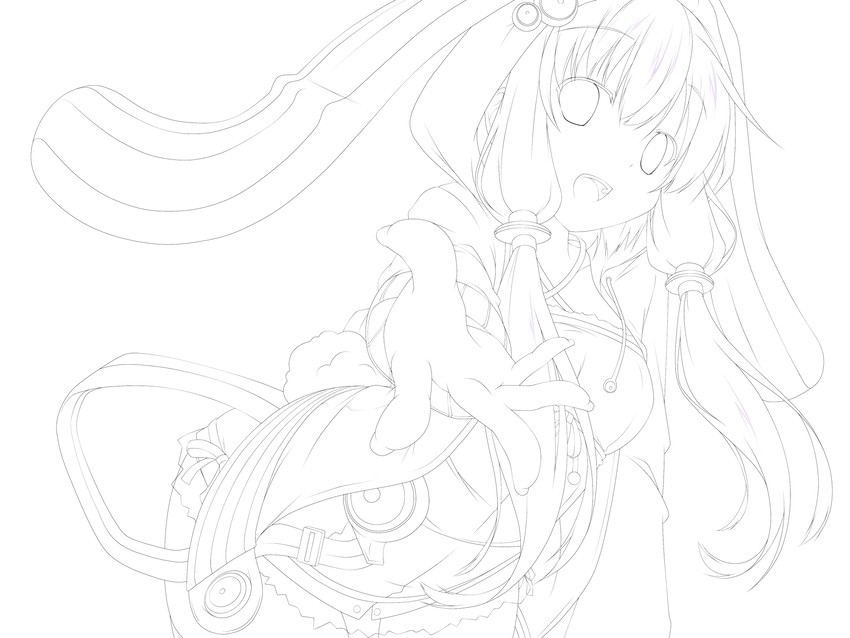 yuzuki yukari (vocaloid and 1 more) drawn by yuzuki_kei