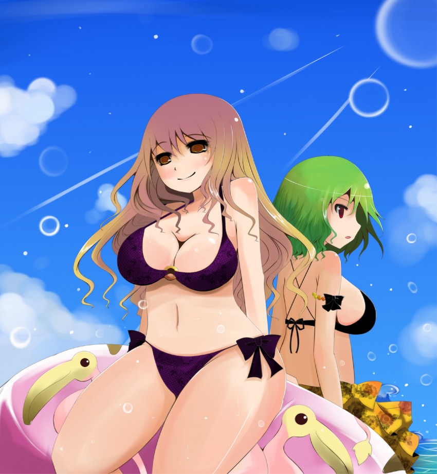 kazami yuuka and hijiri byakuren (touhou) drawn by arano_oki