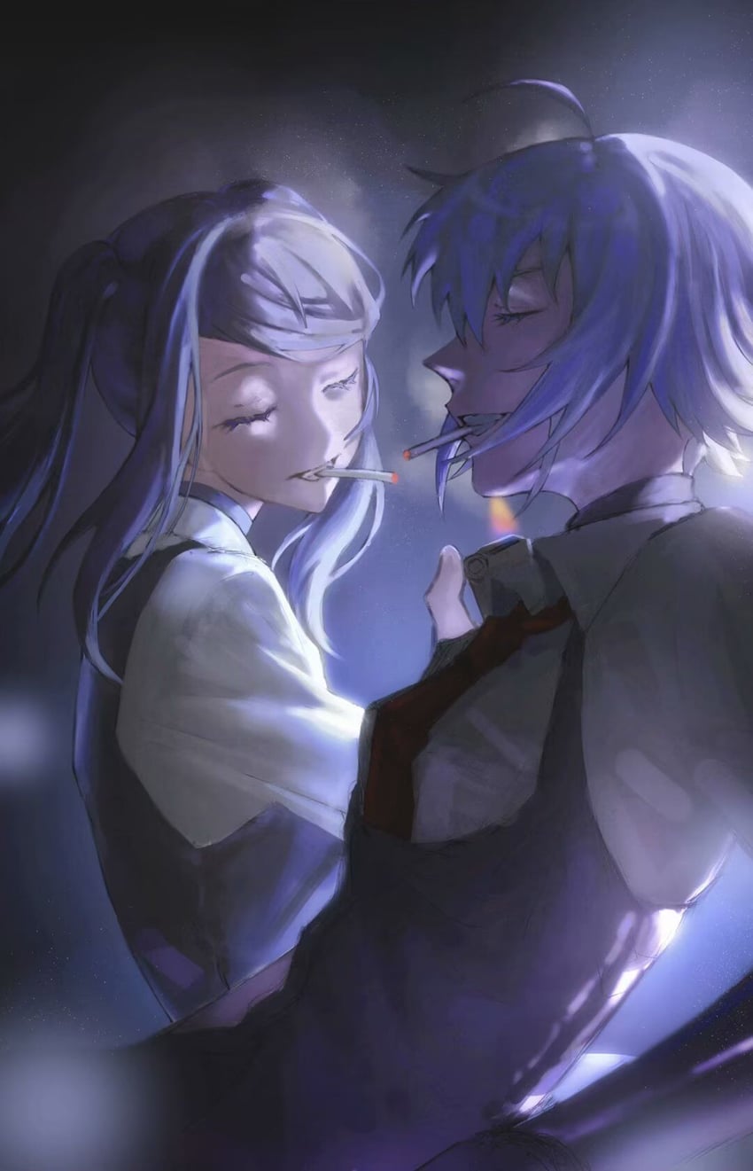 jill stingray and dana zane (va-11 hall-a) drawn by mofashiyuki