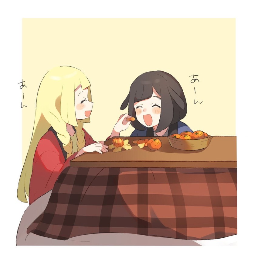 lillie and selene (pokemon and 1 more) drawn by unapoppo