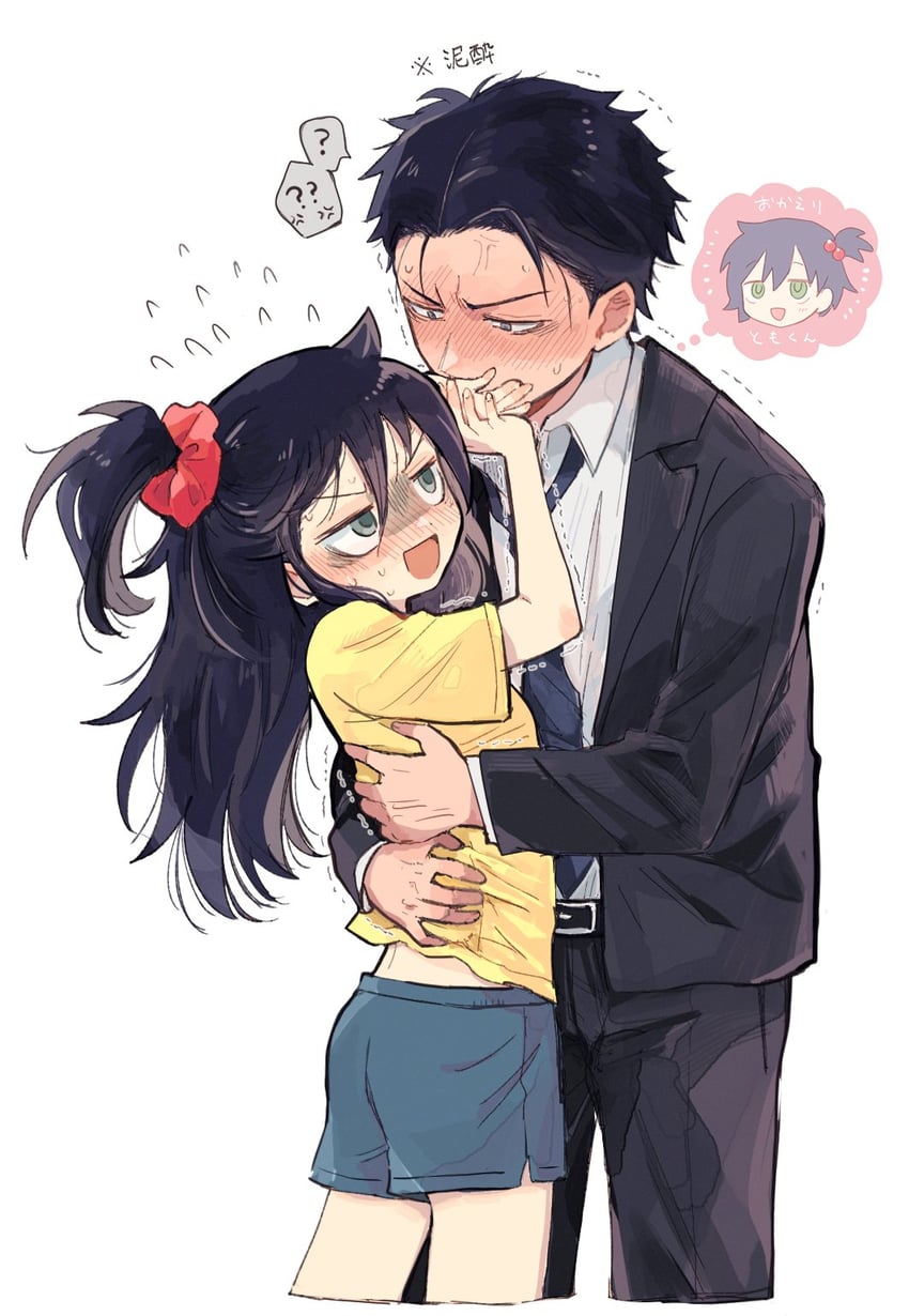 kuroki tomoko and kuroki tomoki (watashi ga motenai no wa dou kangaetemo omaera ga warui!) drawn by nuka_(nukamochi)