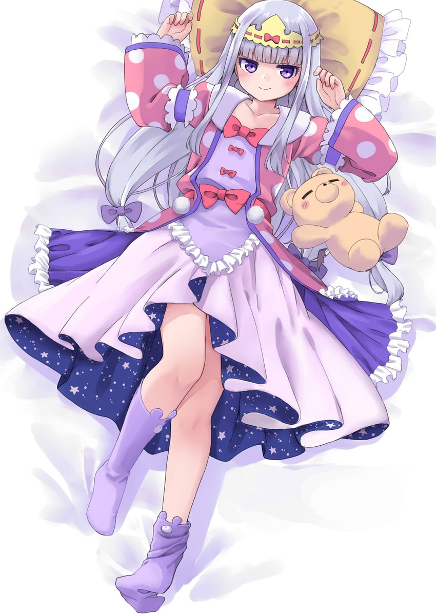 aurora sya lis kaymin and teddy demon (maou-jou de oyasumi) drawn by sekira_ame