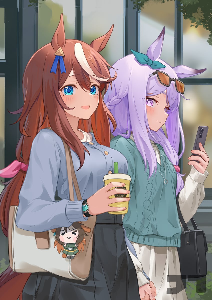 mejiro mcqueen, tokai teio, and symboli rudolf (umamusume) drawn by jtleeklm