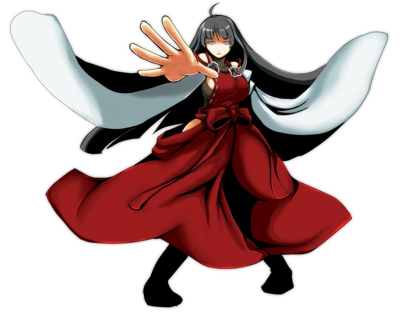 sendai hakurei no miko (original and 2 more) drawn by hinnnyuuha