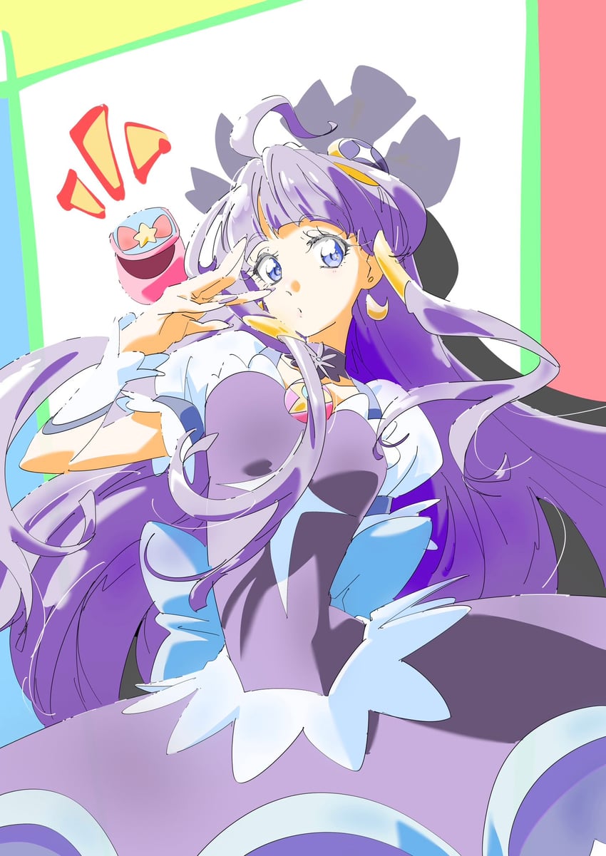 kaguya madoka and cure selene (precure and 1 more) drawn by yoshiyama_yuu