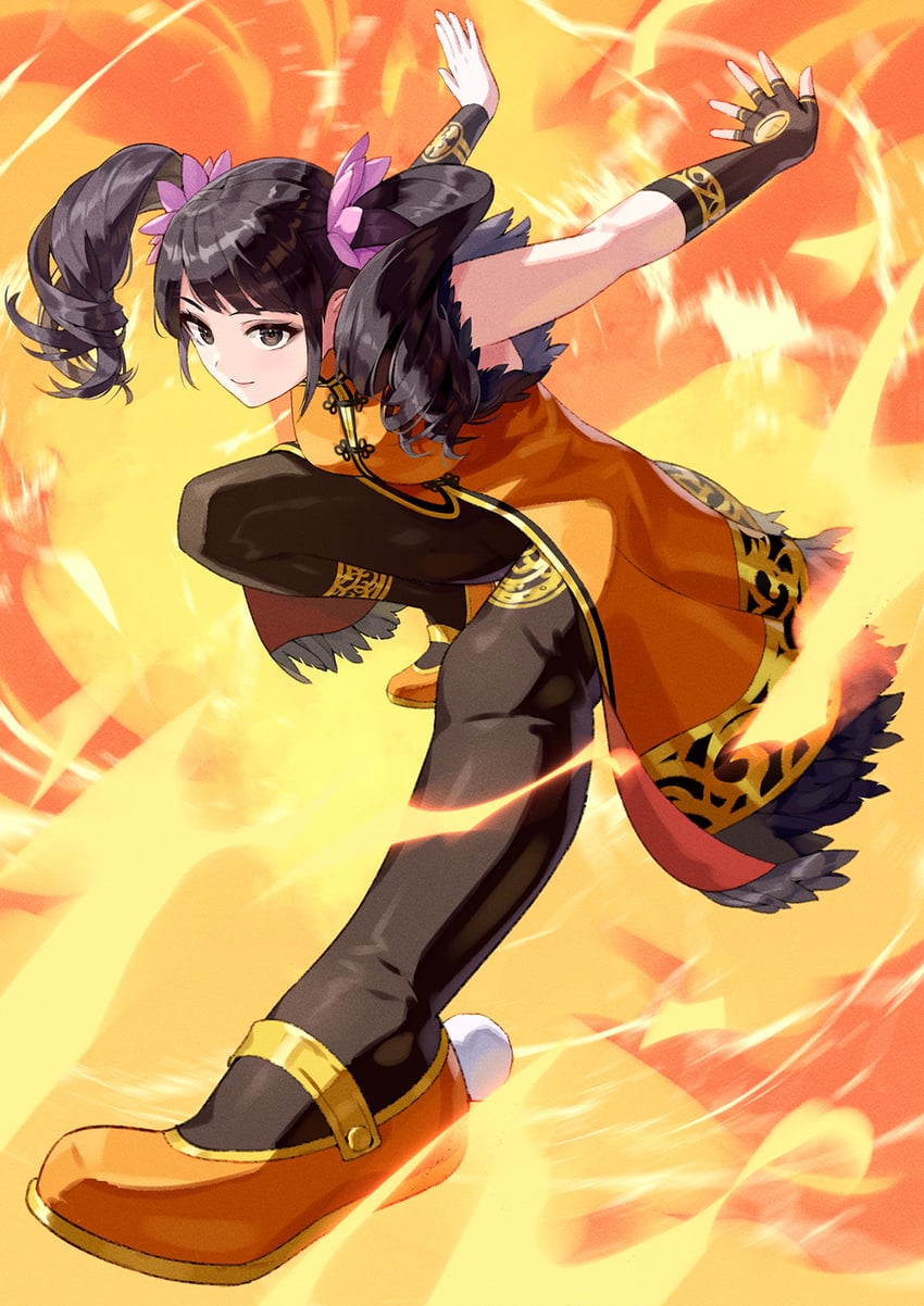 ling xiaoyu (tekken and 1 more) drawn by yagi2013