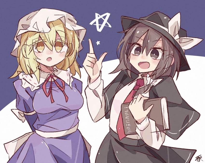 usami renko and maribel hearn (touhou) drawn by minoru_minoru