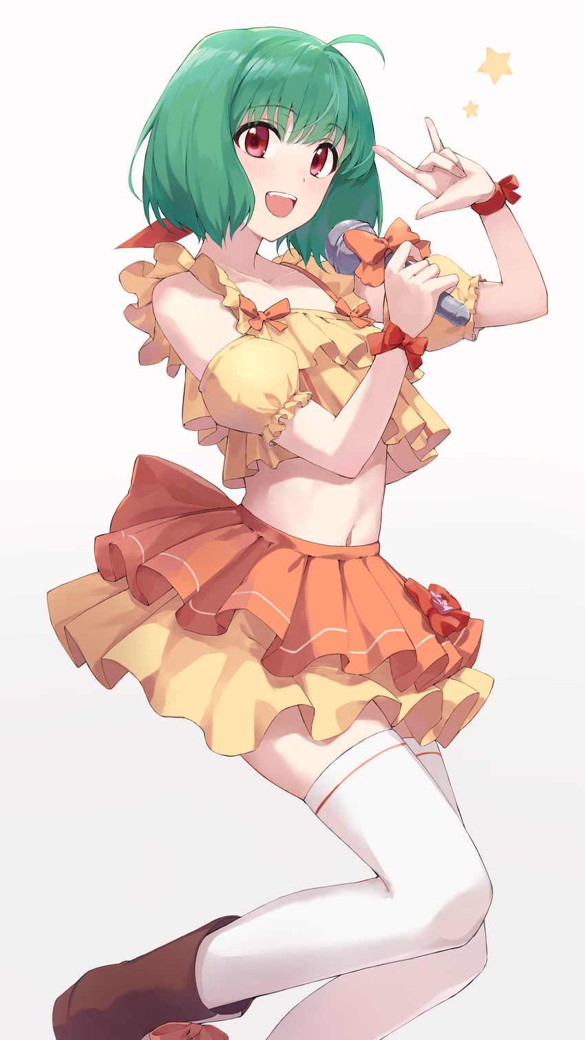ranka lee (macross and 1 more) drawn by yanagi_marie