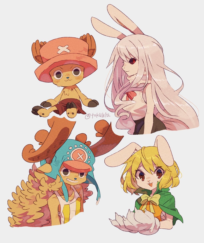 tony tony chopper and carrot (one piece) drawn by tokuura