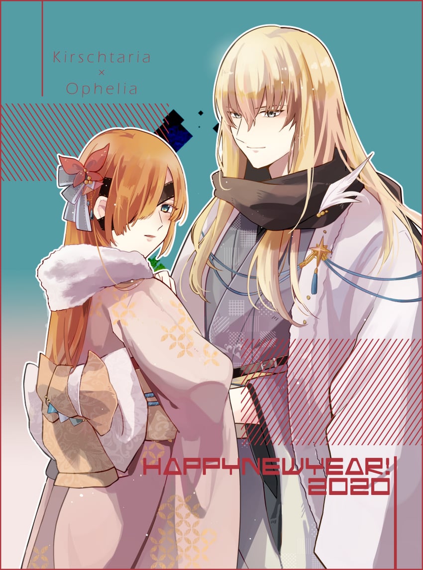 kirschtaria wodime and ophelia phamrsolone (fate and 1 more) drawn by sooru0720