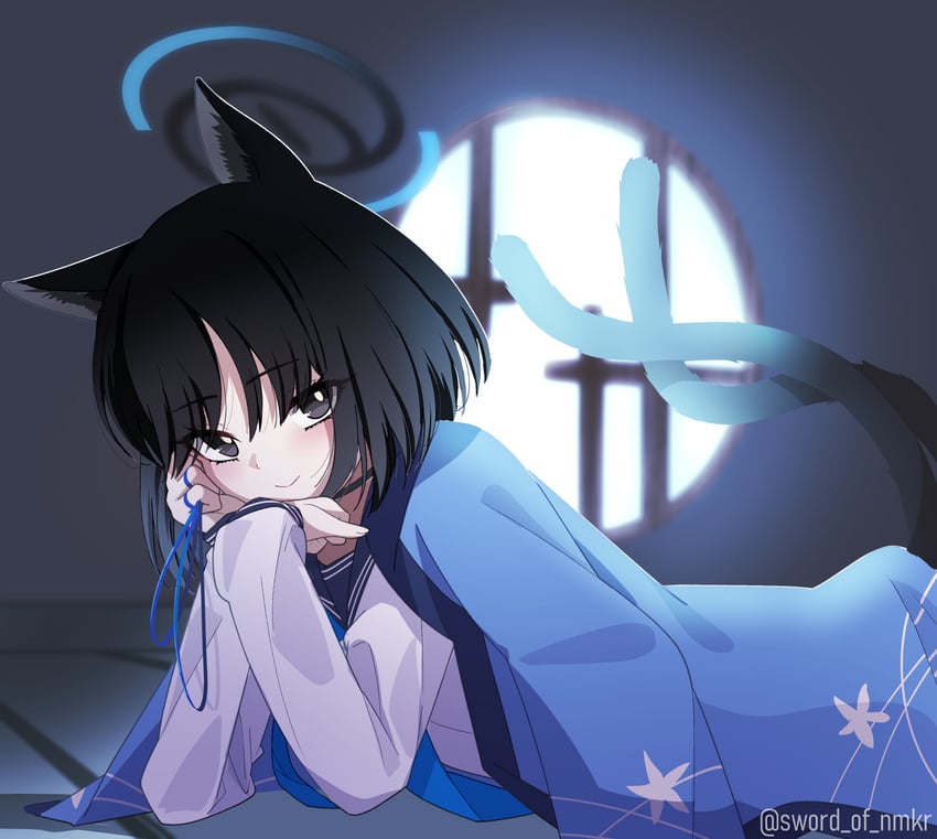 kikyou (blue archive) drawn by murasame_(sword_of_nmkr)