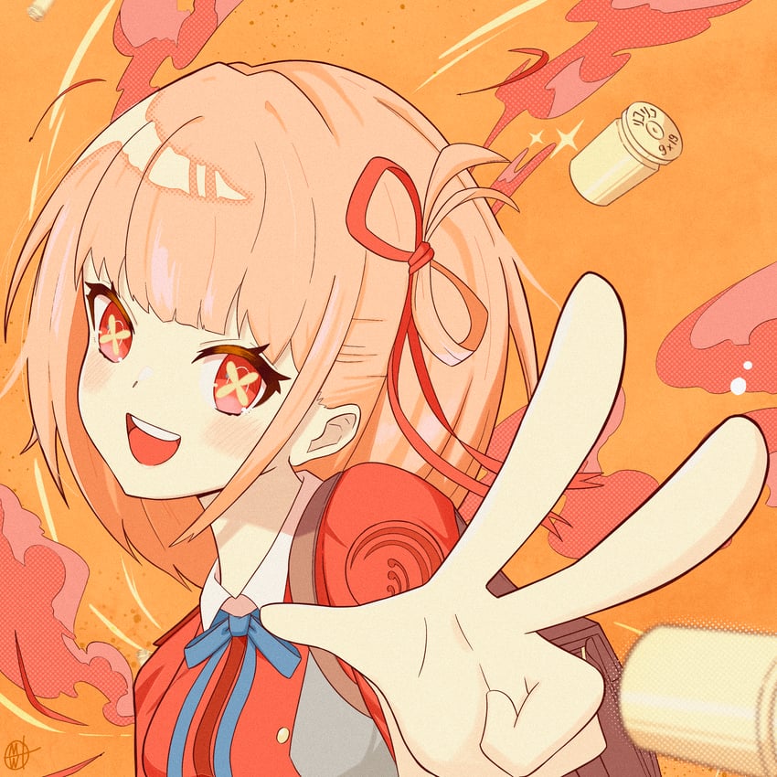 nishikigi chisato (lycoris recoil) drawn by mrwaffletruck