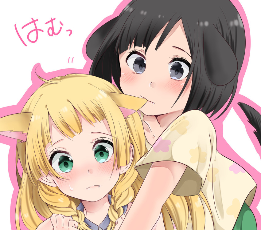 lillie and selene (pokemon and 1 more) drawn by kinoyoru_(kiya0118)