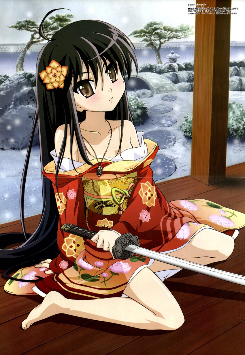 shana and alastor (megami magazine and 1 more) drawn by ueta_kazuyuki