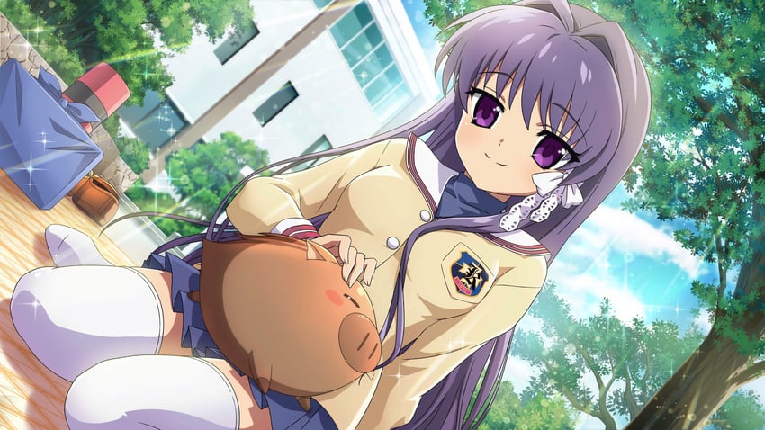 fujibayashi kyou and botan (higurashi no naku koro ni and 2 more)