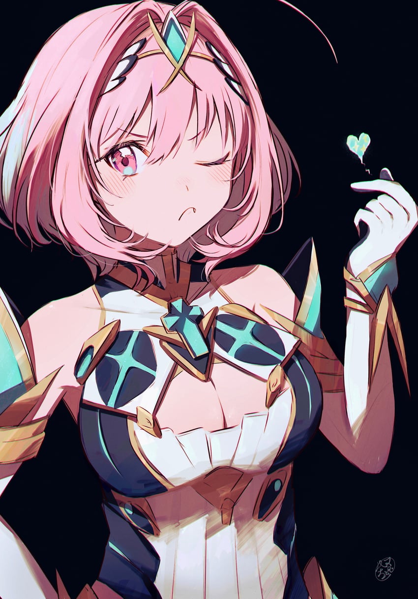 mythra and yumemi riamu (idolmaster and 3 more) drawn by hamachamu