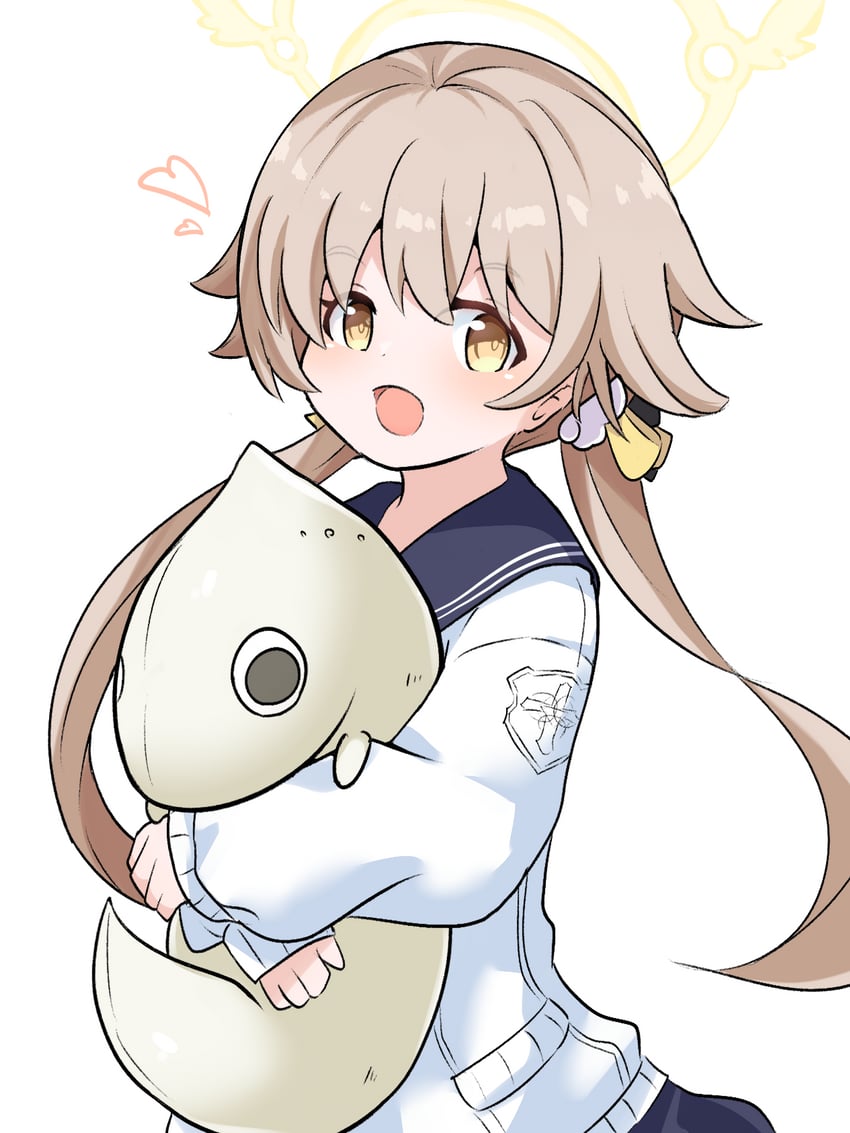 hifumi and gavadon (blue archive and 2 more) drawn by amami_317