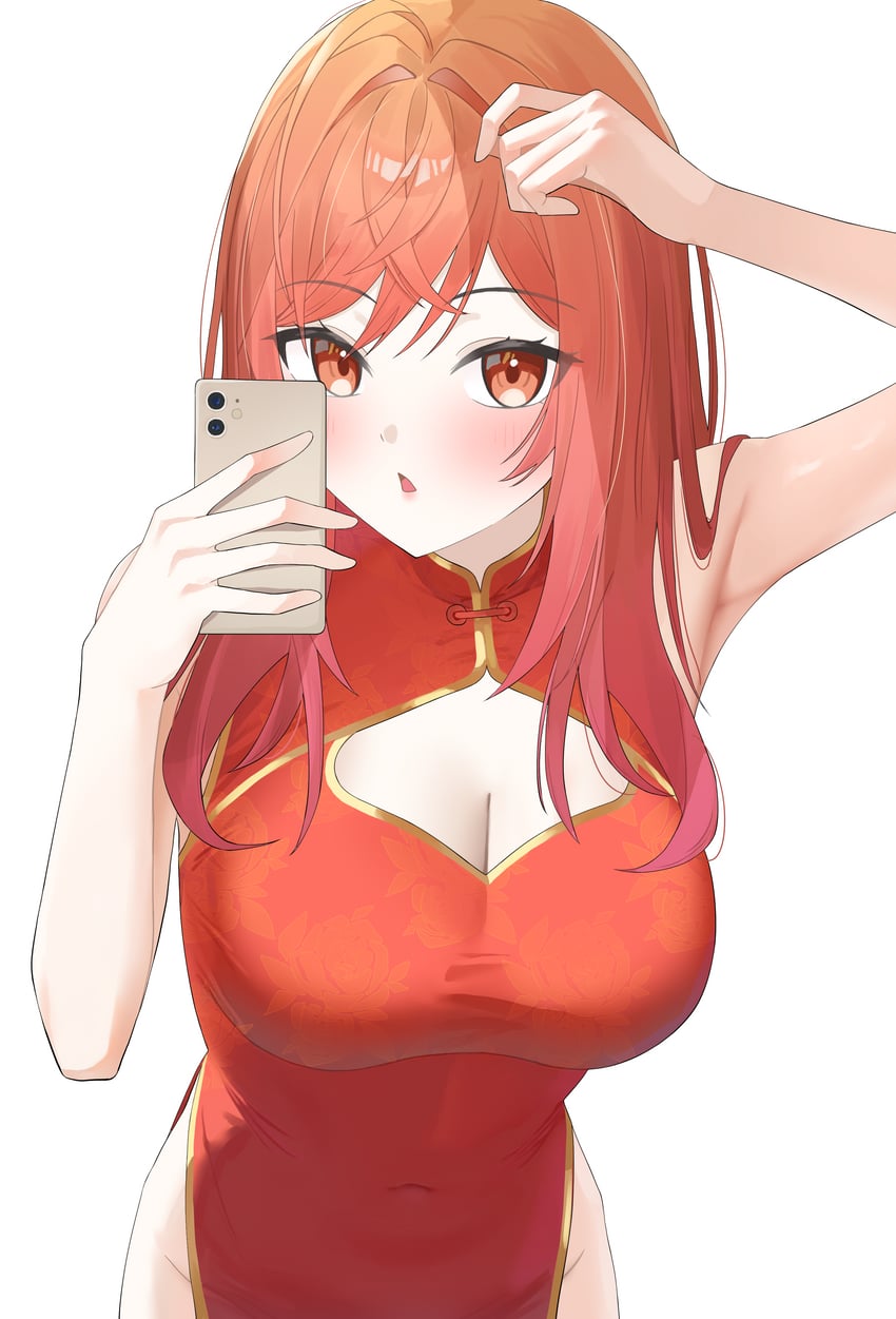 ichijou ririka (hololive and 1 more) drawn by ieguti