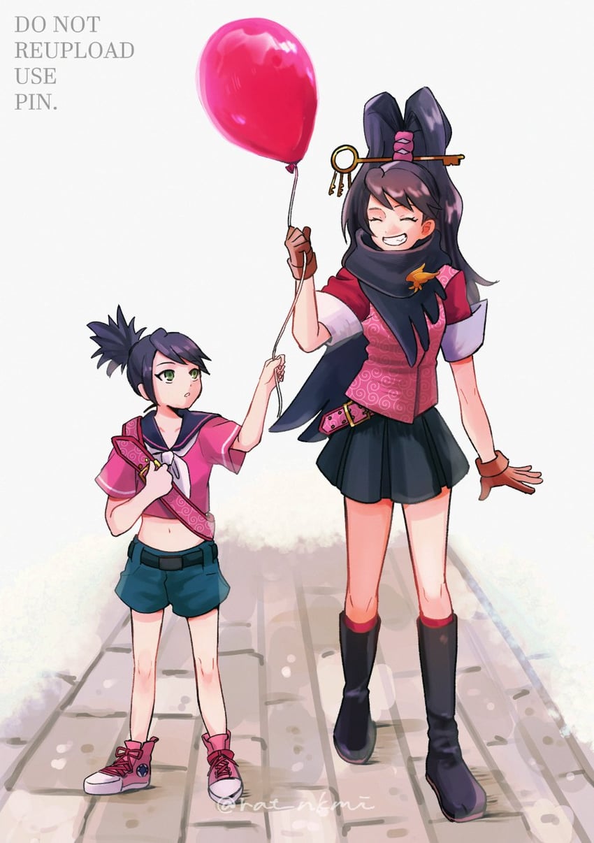 kay faraday (ace attorney and 2 more) drawn by rat_nkmi