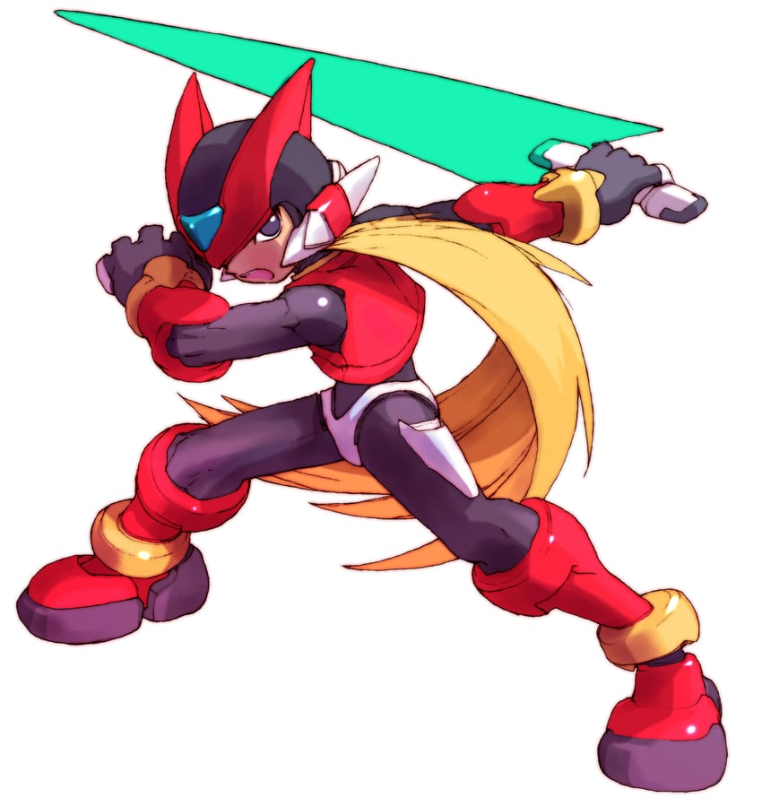 zero and zero(z) (mega man and 1 more) drawn by nakayama_tooru
