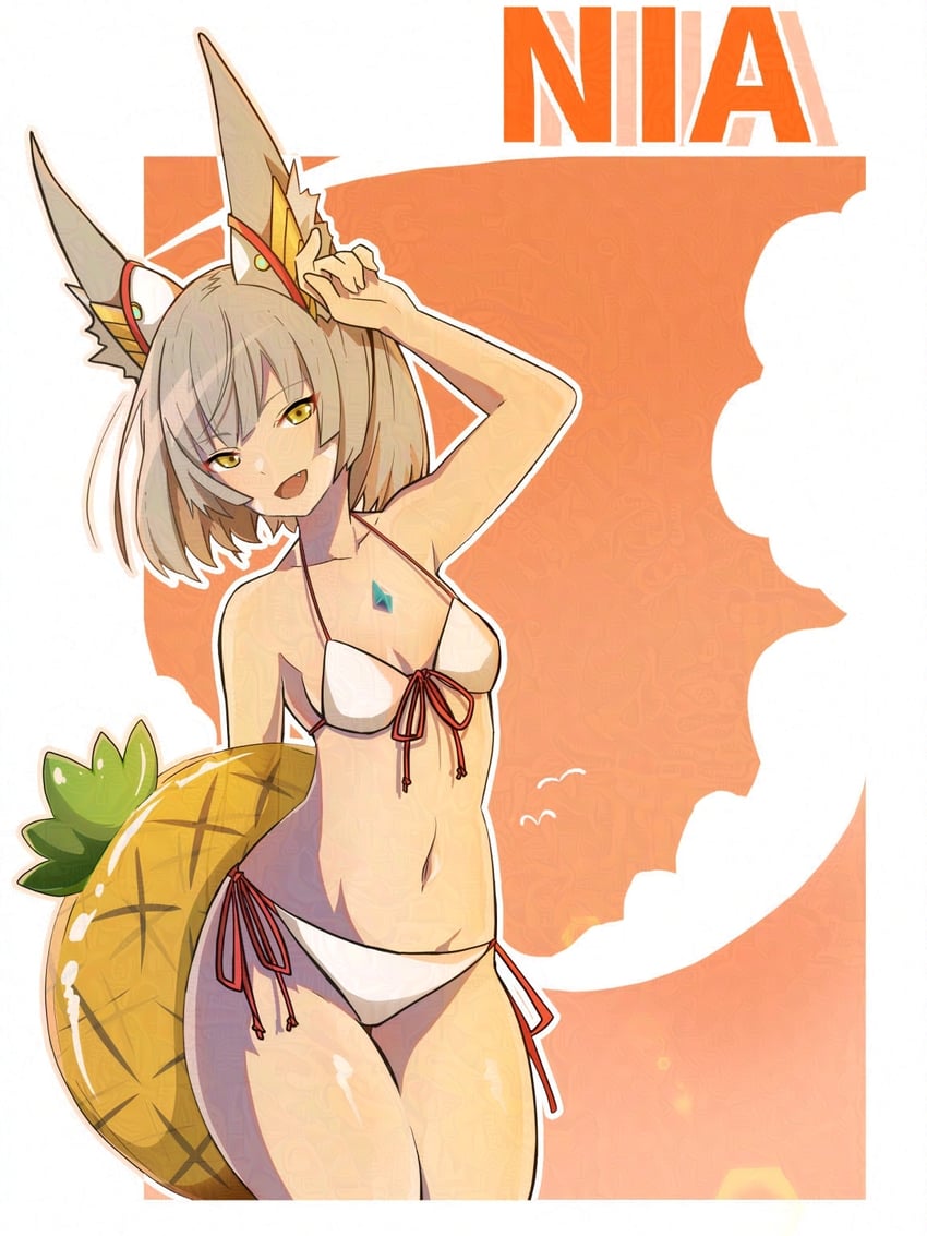 nia (xenoblade chronicles and 1 more) drawn by highena
