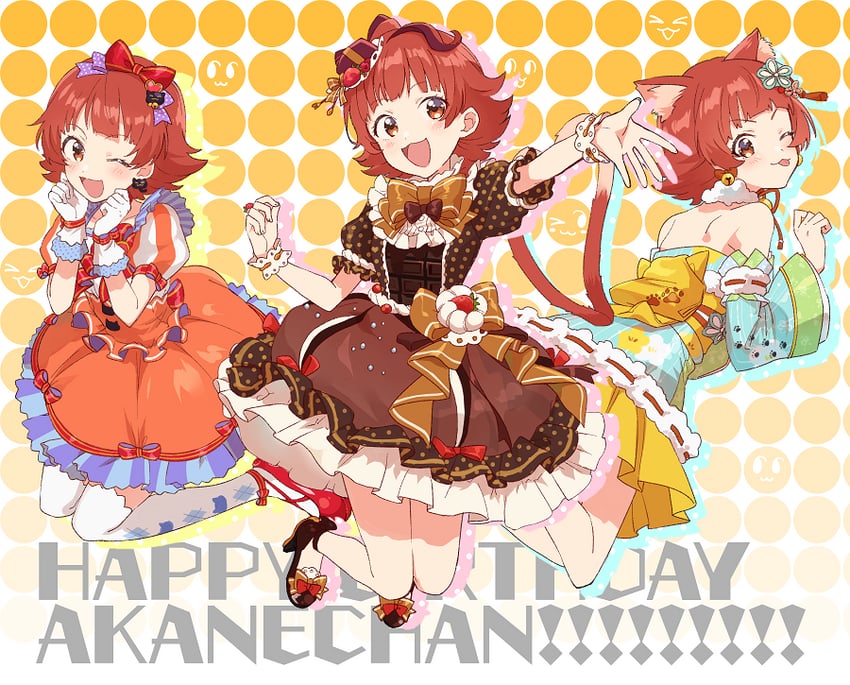 nonohara akane (idolmaster and 2 more) drawn by sakuragi_mochi