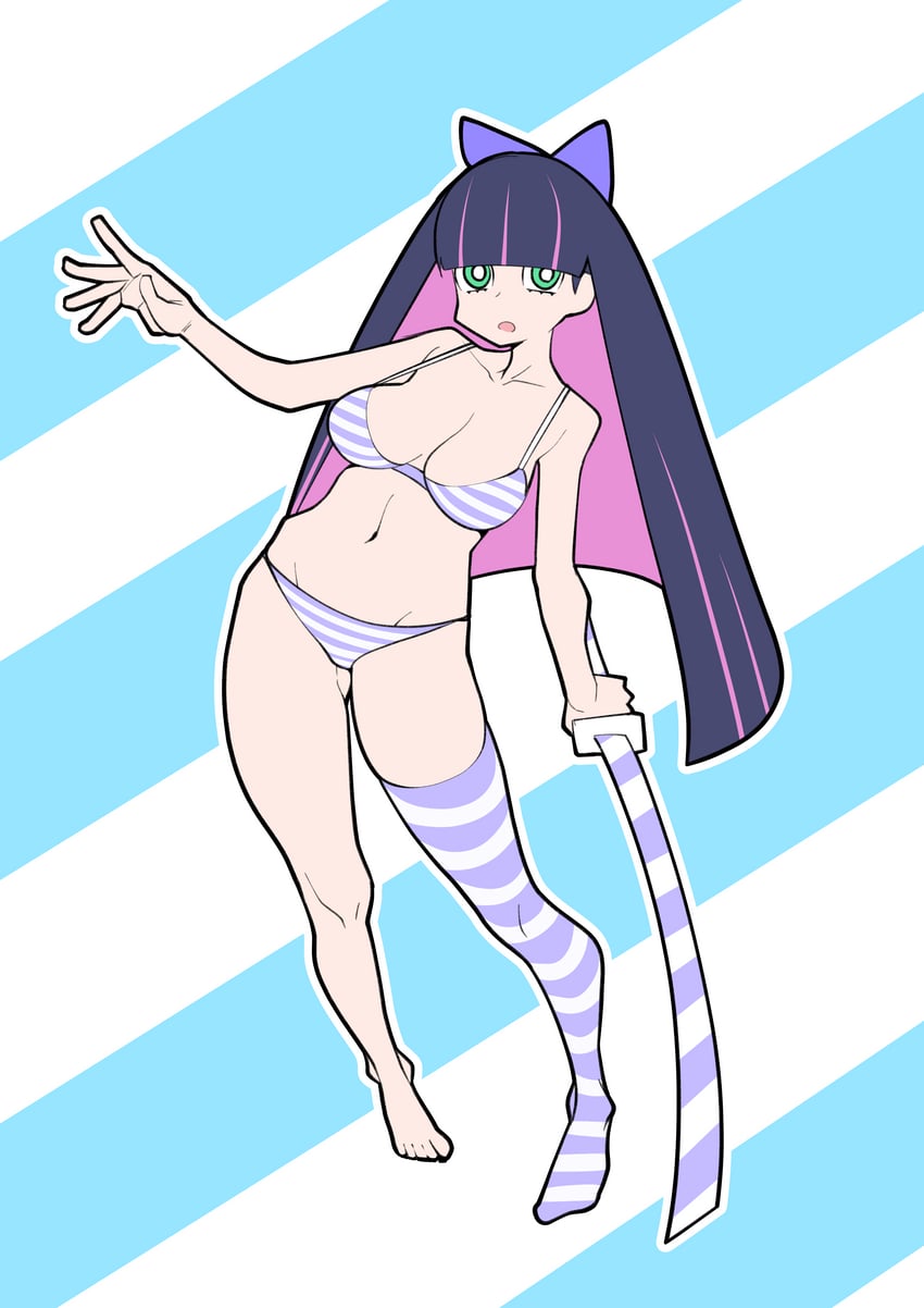 stocking (panty & stocking with garterbelt) drawn by assha_(schector)