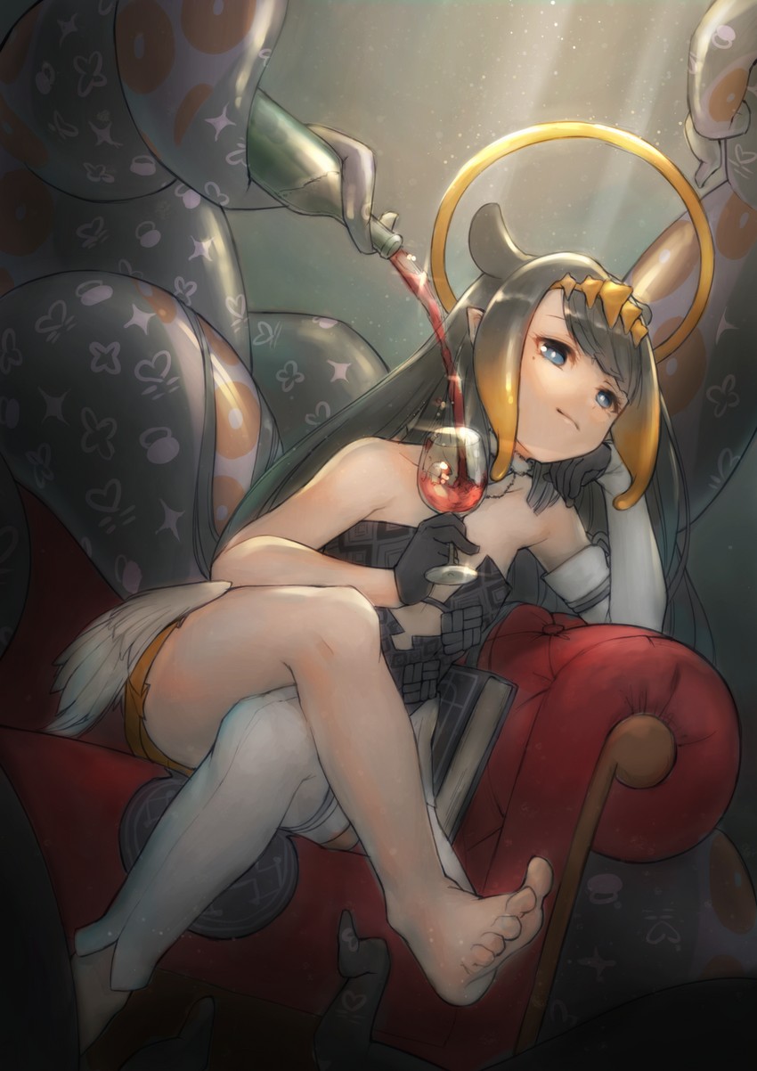 ninomae ina'nis and ao-chan (hololive and 1 more) drawn by youryokuso_(chlorophyll)
