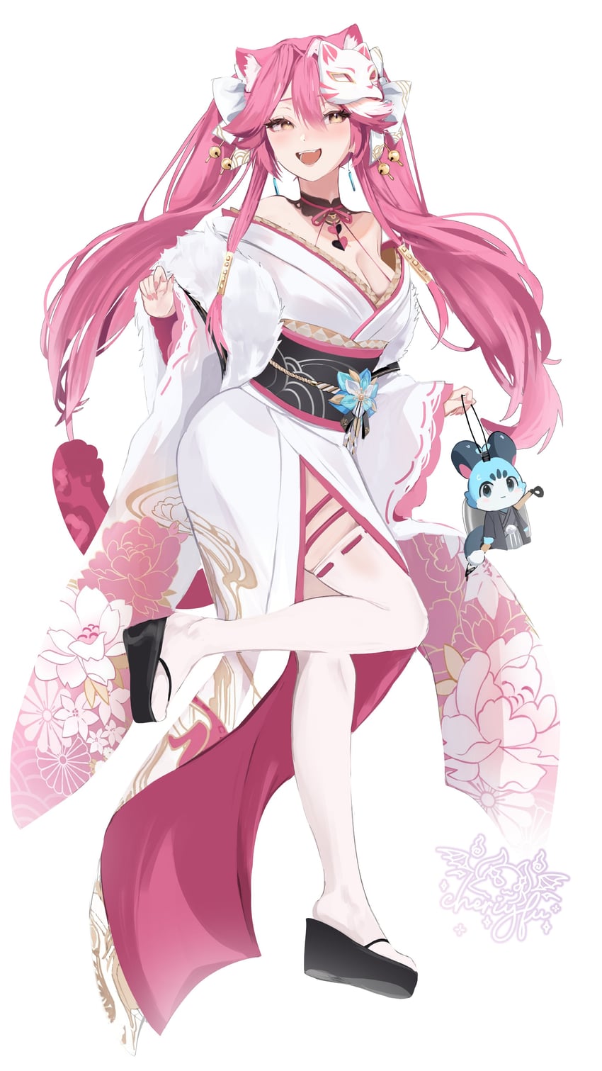 raora panthera and chattino (hololive and 1 more) drawn by cheriyfu