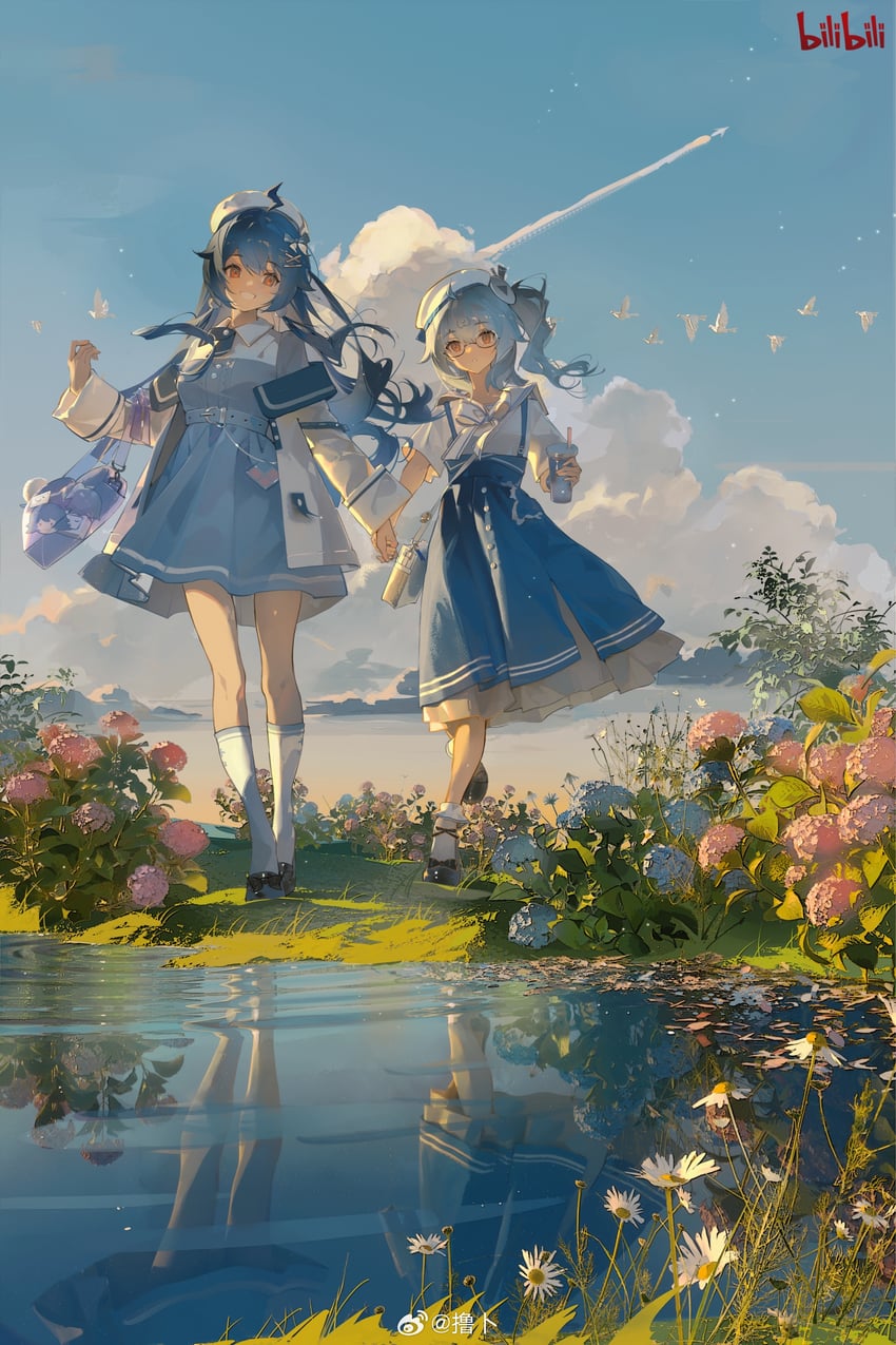 bili girl 33, bili girl 22, 33, and 22 (bilibili and 1 more) drawn by toto_(caaaaarrot)