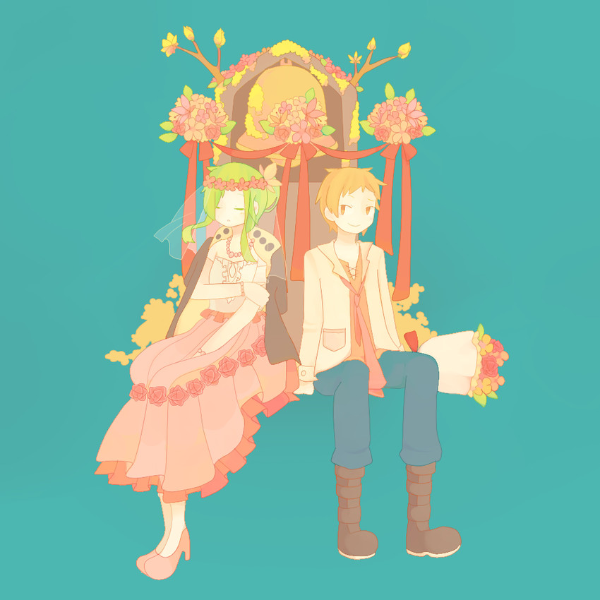 kido tsubomi and kano shuuya (kagerou project) drawn by kiiro1082
