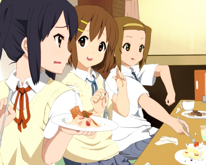nakano azusa, hirasawa yui, and tainaka ritsu (k-on!) drawn by ore_deshita