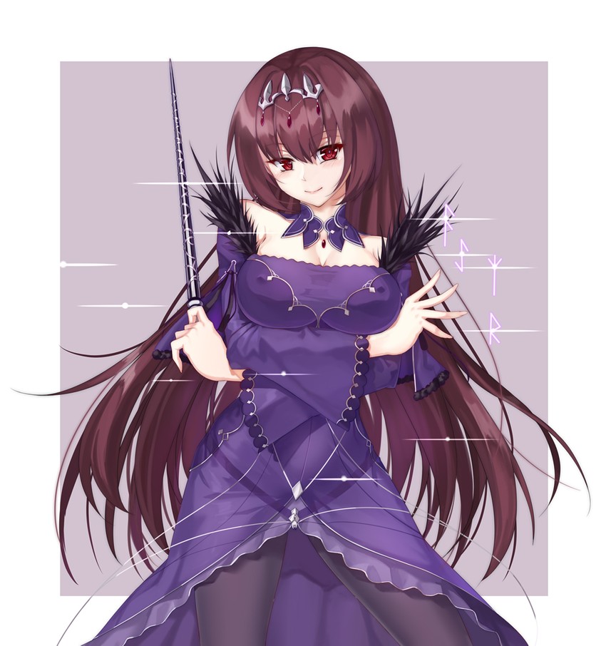 scathach and scathach skadi (fate and 1 more) drawn by nichts_(nil)
