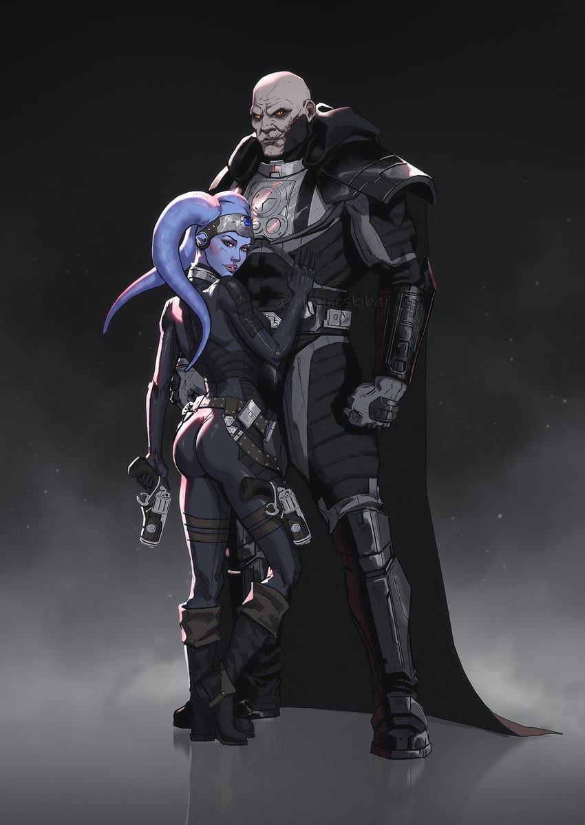 darth malgus and eleena daru (star wars and 1 more) drawn by aleksandra_skiba