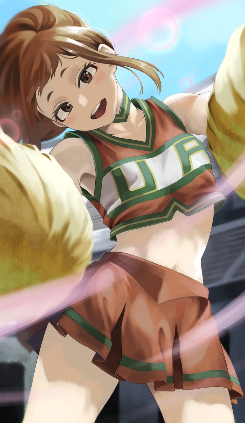 uraraka ochaco (boku no hero academia) drawn by fengling_(furin-jp)