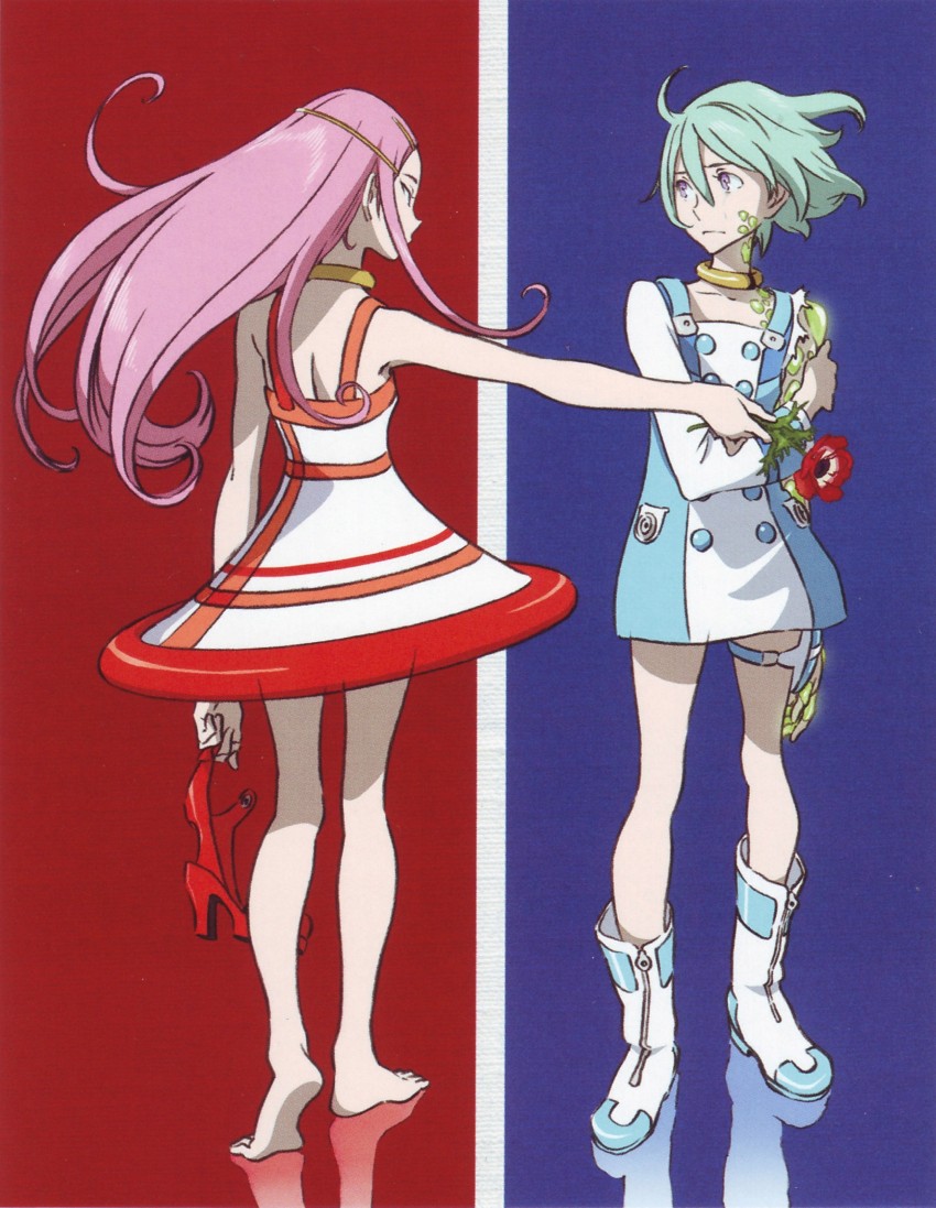 eureka and anemone (eureka seven) drawn by yoshida_ken'ichi