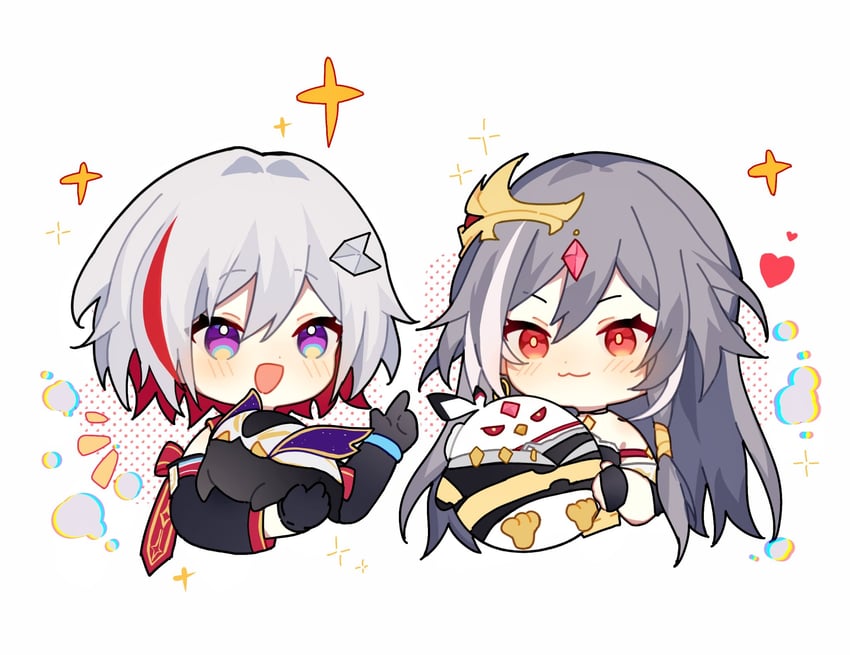 herrscher of sentience, topaz, jingwei, trotter, numby, and 1 more (honkai and 2 more) drawn by haruka_(rsyaooooo)