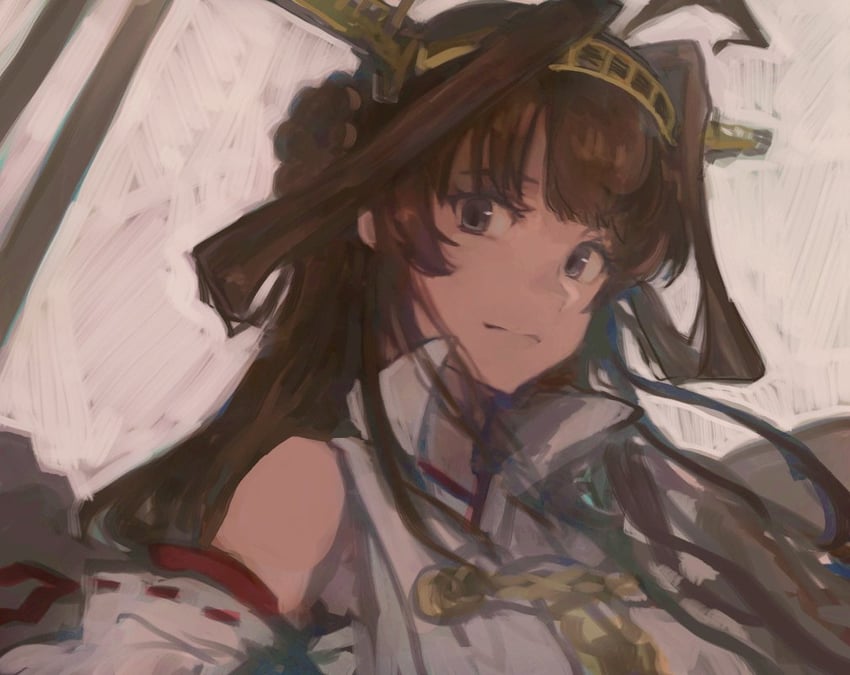 kongou and kongou kai ni (kantai collection) drawn by moor