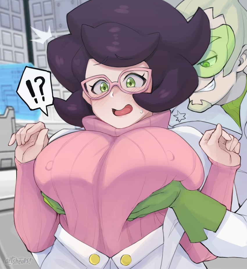 wicke and faba (pokemon and 1 more) drawn by artsheops