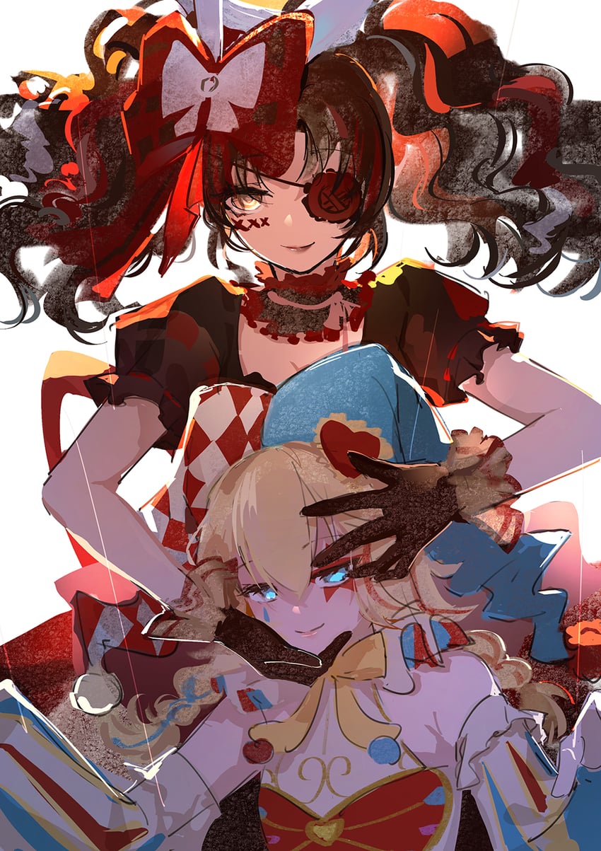 art of tailoring and all-night party (nikki and 1 more) drawn by cat_princess