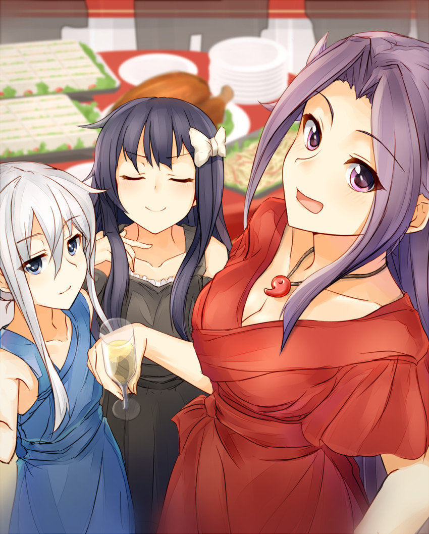 hibiki, akatsuki, and jun'you (kantai collection) drawn by pallad