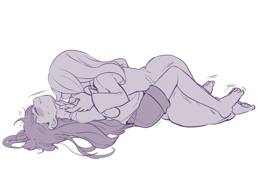 kagari atsuko and sucy manbavaran (little witch academia) drawn by tama_(tm_suac)