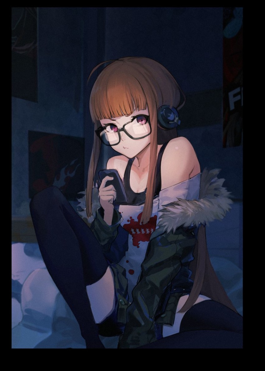 sakura futaba (persona and 1 more) drawn by seinen
