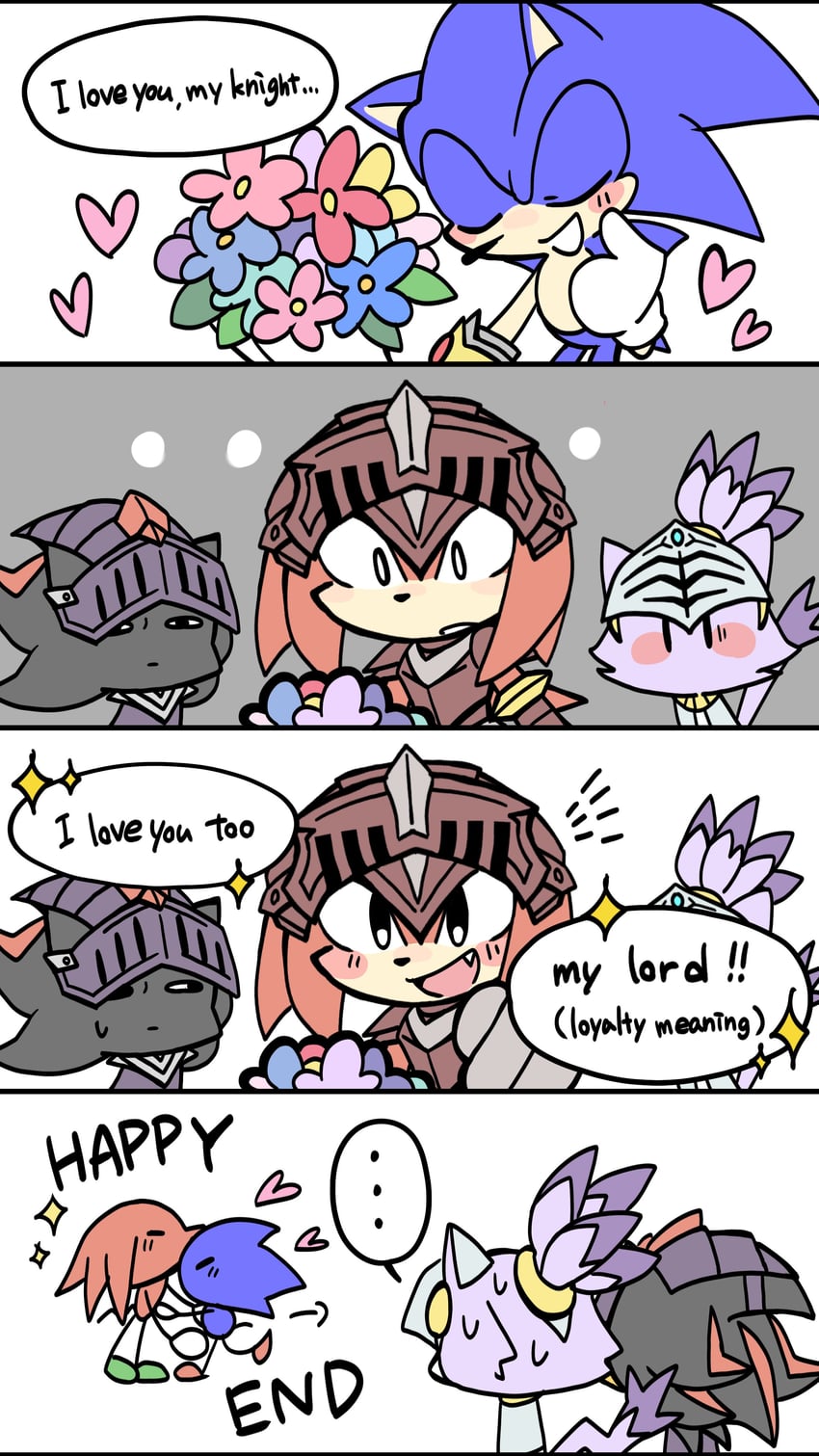 sonic the hedgehog, shadow the hedgehog, blaze the cat, knuckles the echidna, percival, and 2 more (sonic and 1 more) drawn by takodoridori