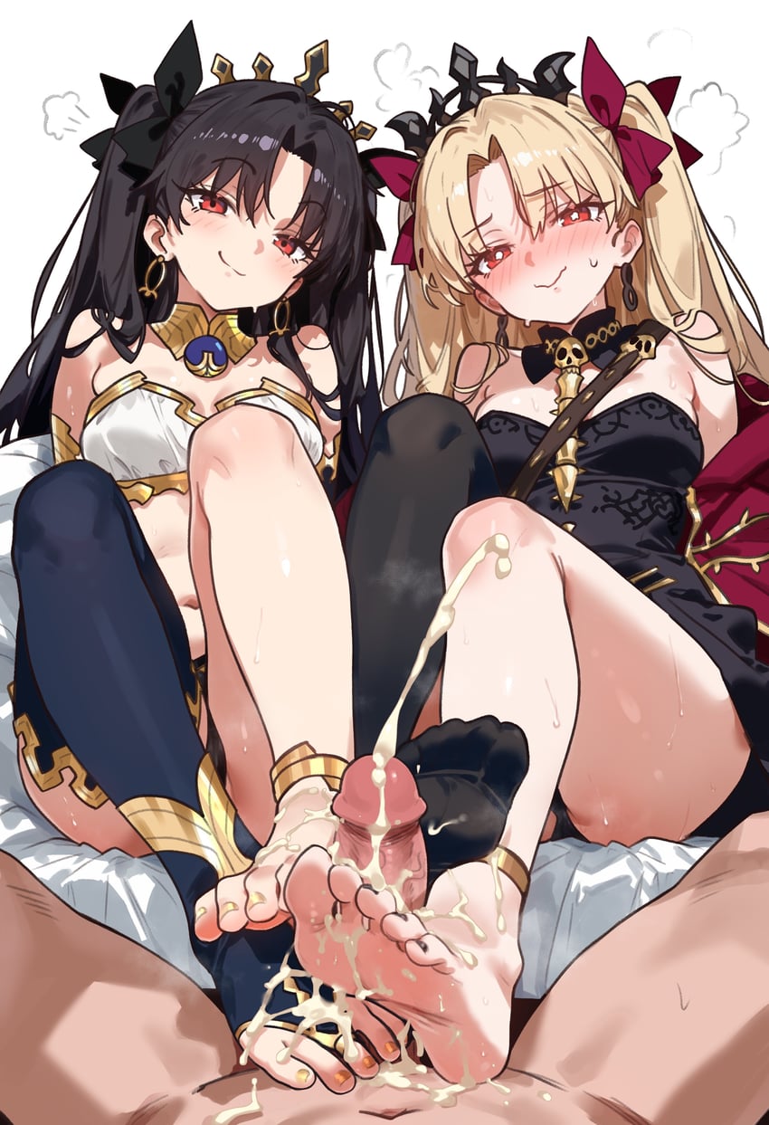 ereshkigal and ishtar (fate and 1 more) drawn by ebora