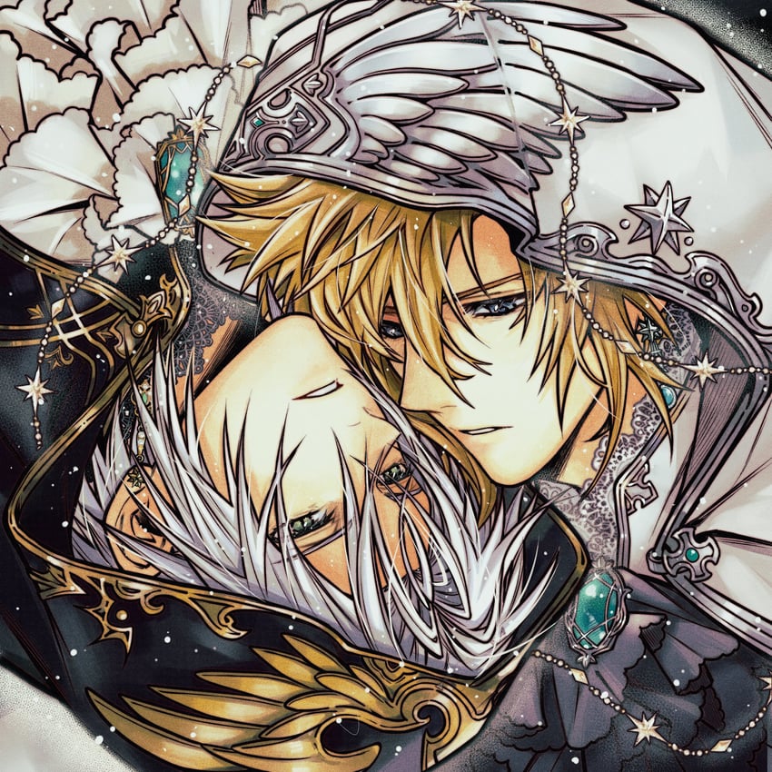 cloud strife and sephiroth (final fantasy and 2 more) drawn by frogccc333